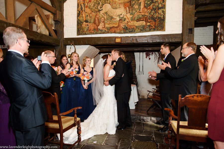 Hyeholde Wedding Ceremony, castle, Pittsburgh Pennsylvania wedding and engagement photographer