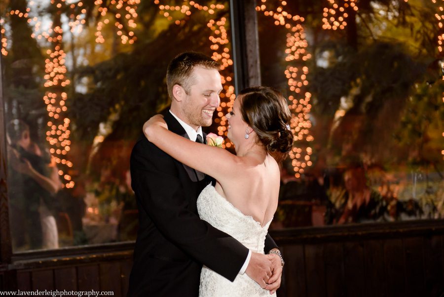 Bride and Groom's First Dance at Hyeholde, wedding, castle, Pittsburgh Pennsylvania wedding and engagement photographer