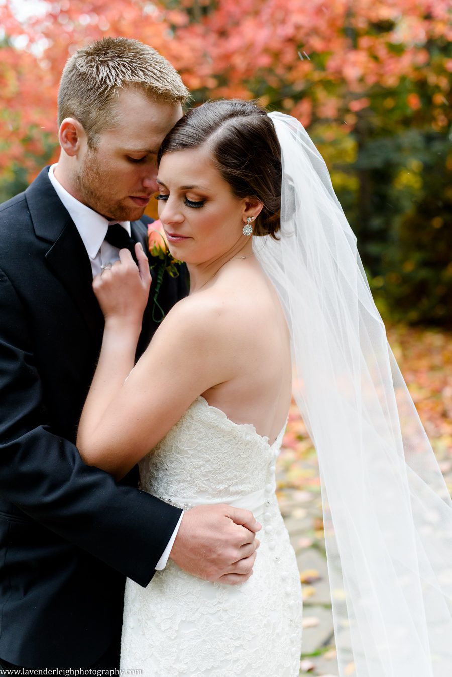 Bride and Groom at The Hyeholde, wedding, castle, Pittsburgh Pennsylvania wedding and engagement photographer