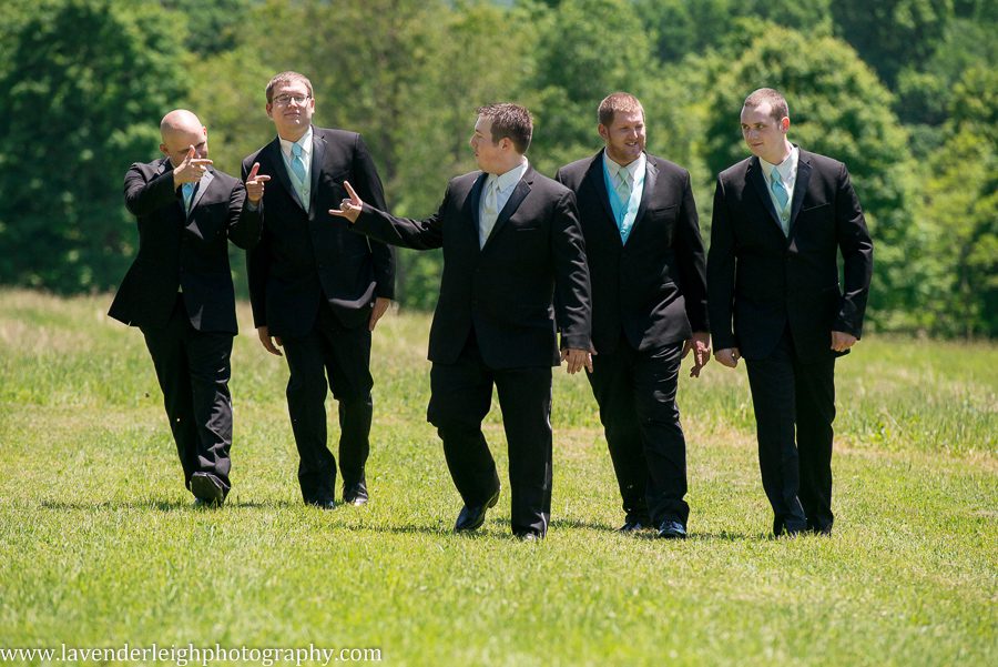 Foggy Mountain Lodge Wedding| Groom and Groomsmen |Pittsburgh Wedding Photographer | Pittsburgh Wedding Photographers | Lavender Leigh Photography | Blog