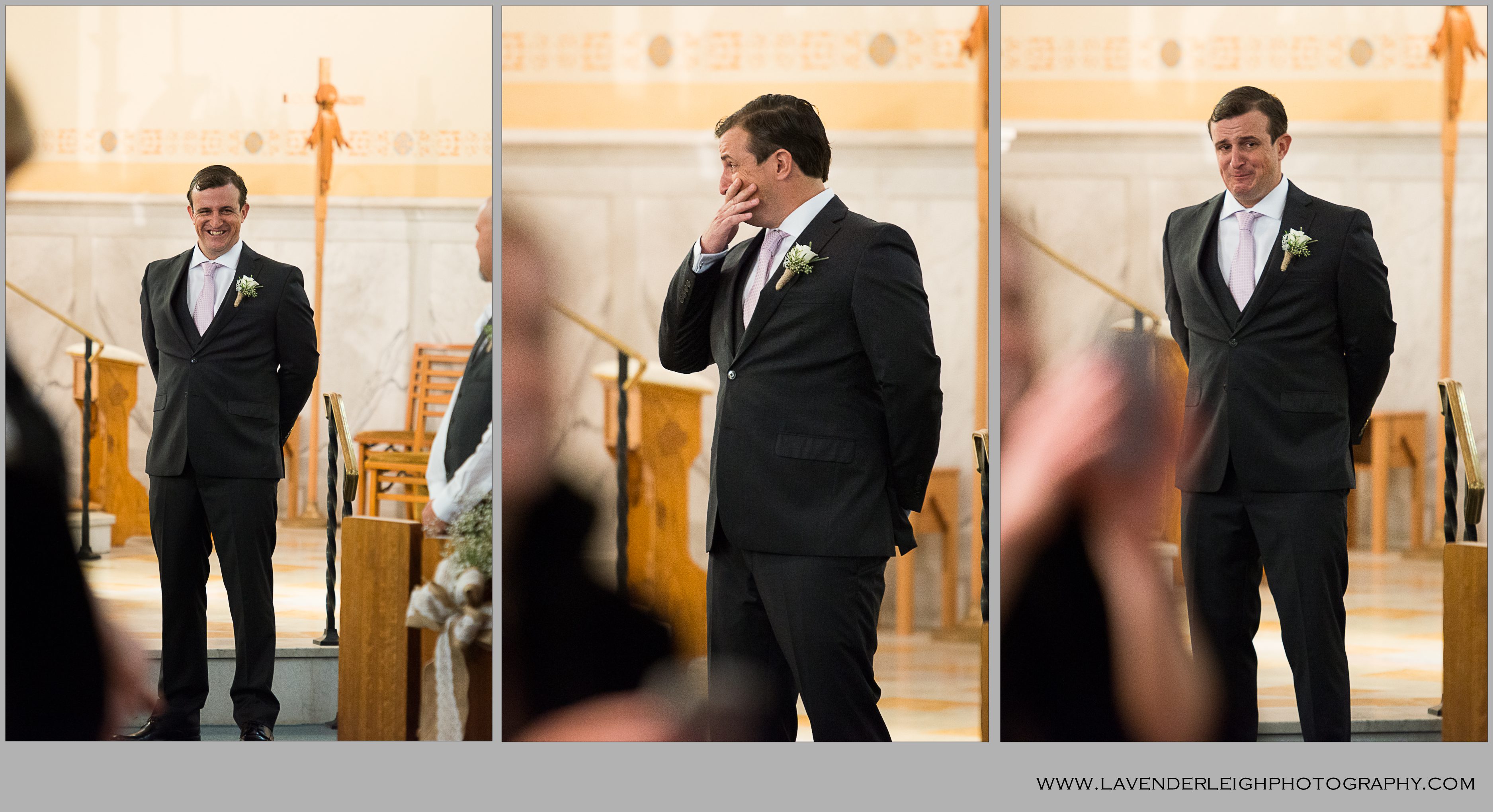 John James Audubon Center Wedding| St. Ann's Church | Wedding Ceremony | Groom's Reaction| Pittsburgh Wedding Photographer | Pittsburgh Wedding Photographers | Lavender Leigh Photography | Blog