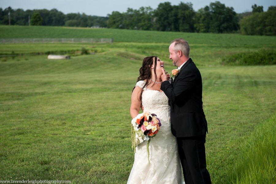 Bride and Groom Laughter | Wedding Portrait | Lingrow Farm | Barn Wedding | Pittsburgh Wedding Photographer | Pittsburgh Wedding Photographers | Lavender Leigh Photography | Blog