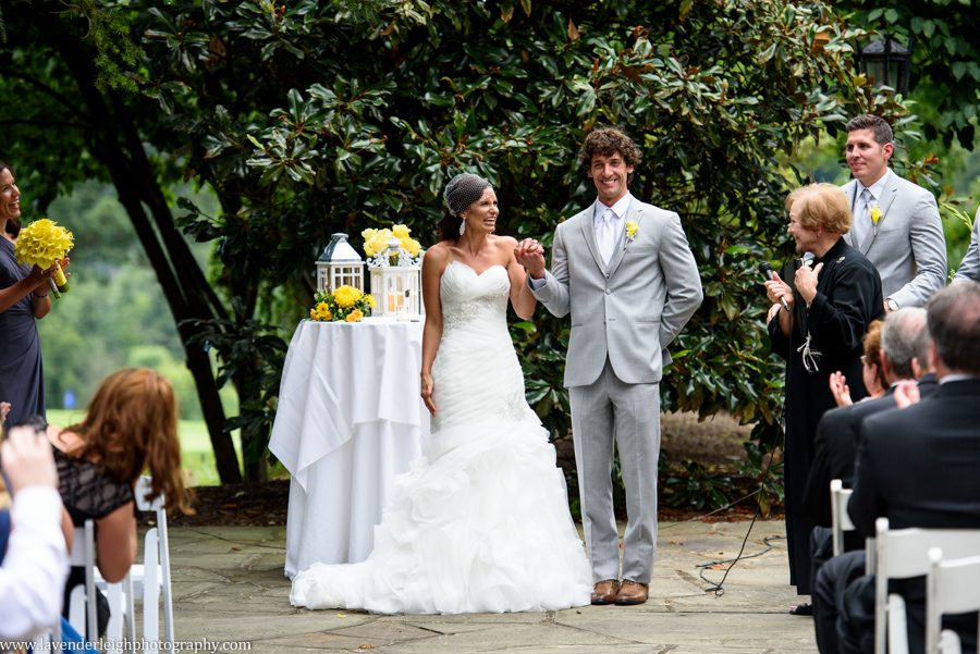 Wedding Ceremony | Announcement of Husband and Wife| Longue Vue Country Club Wedding | Pittsburgh Wedding Photographer | Pittsburgh Wedding Photographers | Lavender Leigh Photography | Blog