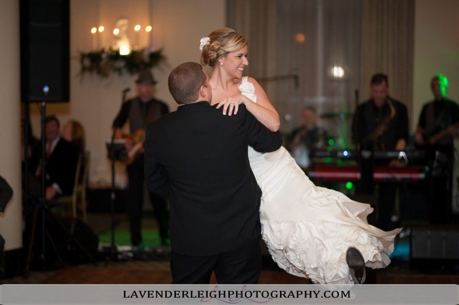 Bride and Groom First Dance at Reception| Pittsburgh Athletic Association| Lavender Leigh Photography