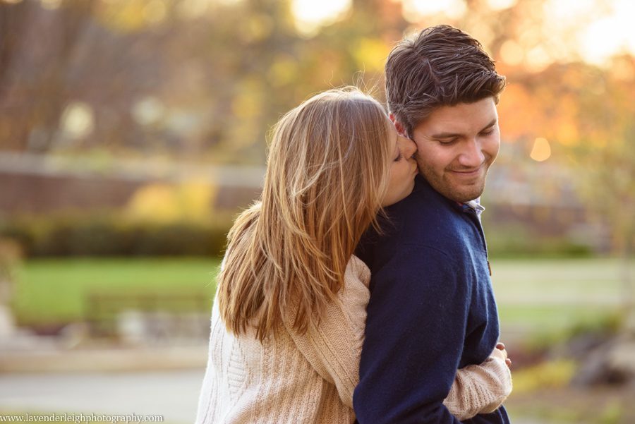 Pittsburgh, Mellon Park, Engagement Session, Fall, Autumn, Engagement Photos, Dog, Sunset, Wedding Photographer, Lavender Leigh Photography, Blog