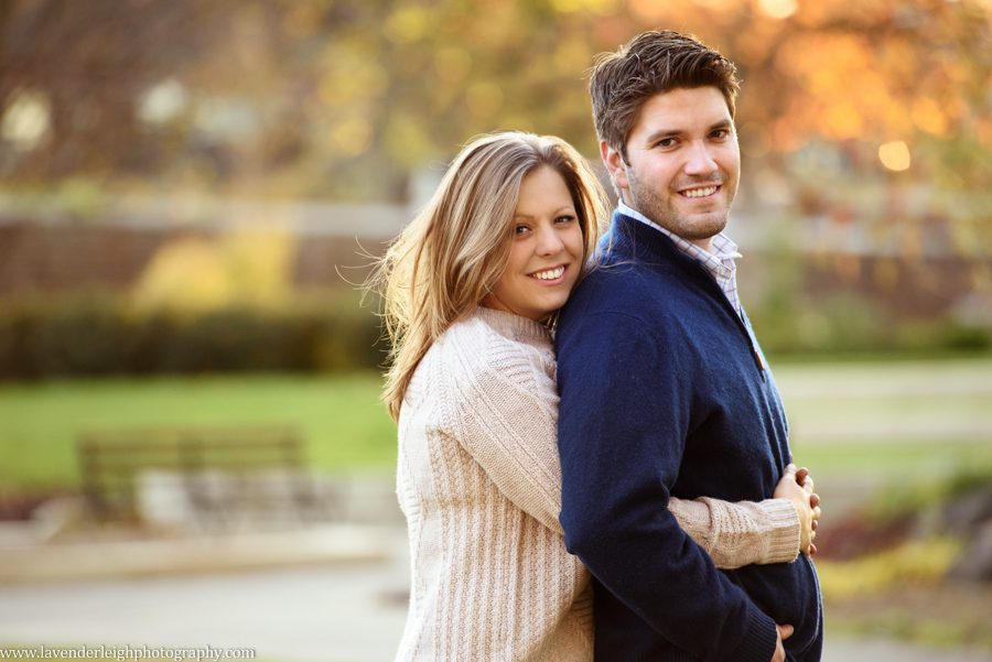 Pittsburgh, Mellon Park, Engagement Session, Fall, Autumn, Engagement Photos, Dog, Sunset, Wedding Photographer, Lavender Leigh Photography, Blog