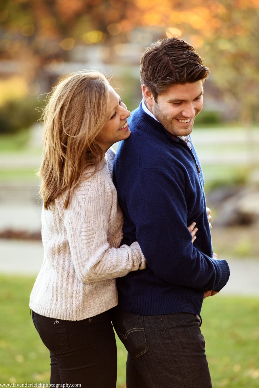 Pittsburgh, Mellon Park, Engagement Session, Fall, Autumn, Engagement Photos, Dog, Sunset, Wedding Photographer, Lavender Leigh Photography, Blog