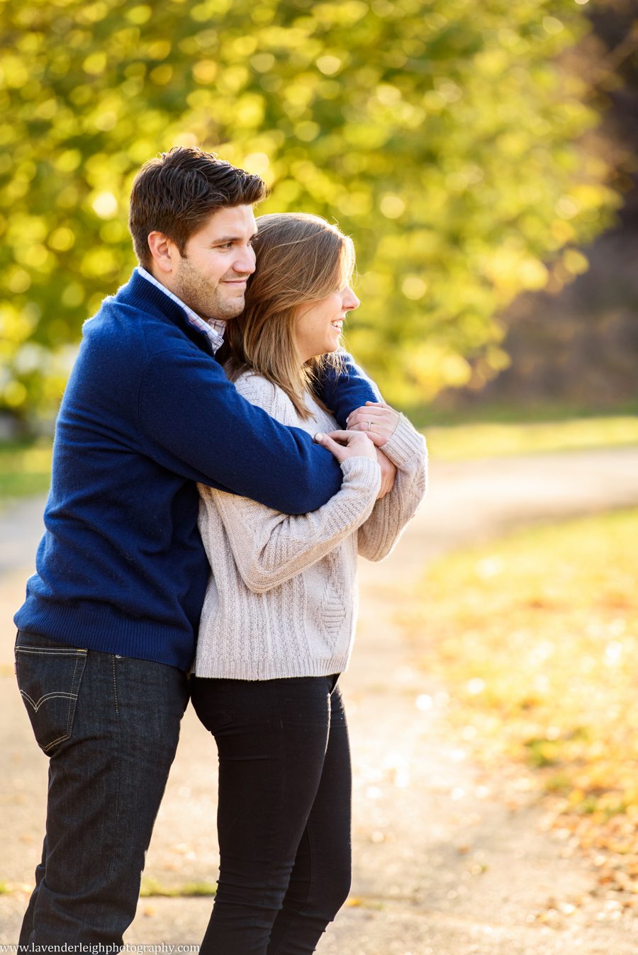 Pittsburgh, Mellon Park, Engagement Session, Fall, Autumn, Engagement Photos, Dog, Sunset, Wedding Photographer, Lavender Leigh Photography, Blog