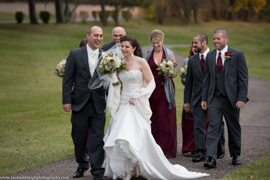 Montour Country Club Wedding|Bride, Groom and Bridal Party | Fall Wedding| Pittsburgh Wedding Photographer | Pittsburgh Wedding Photographers | Lavender Leigh Photography | Blog