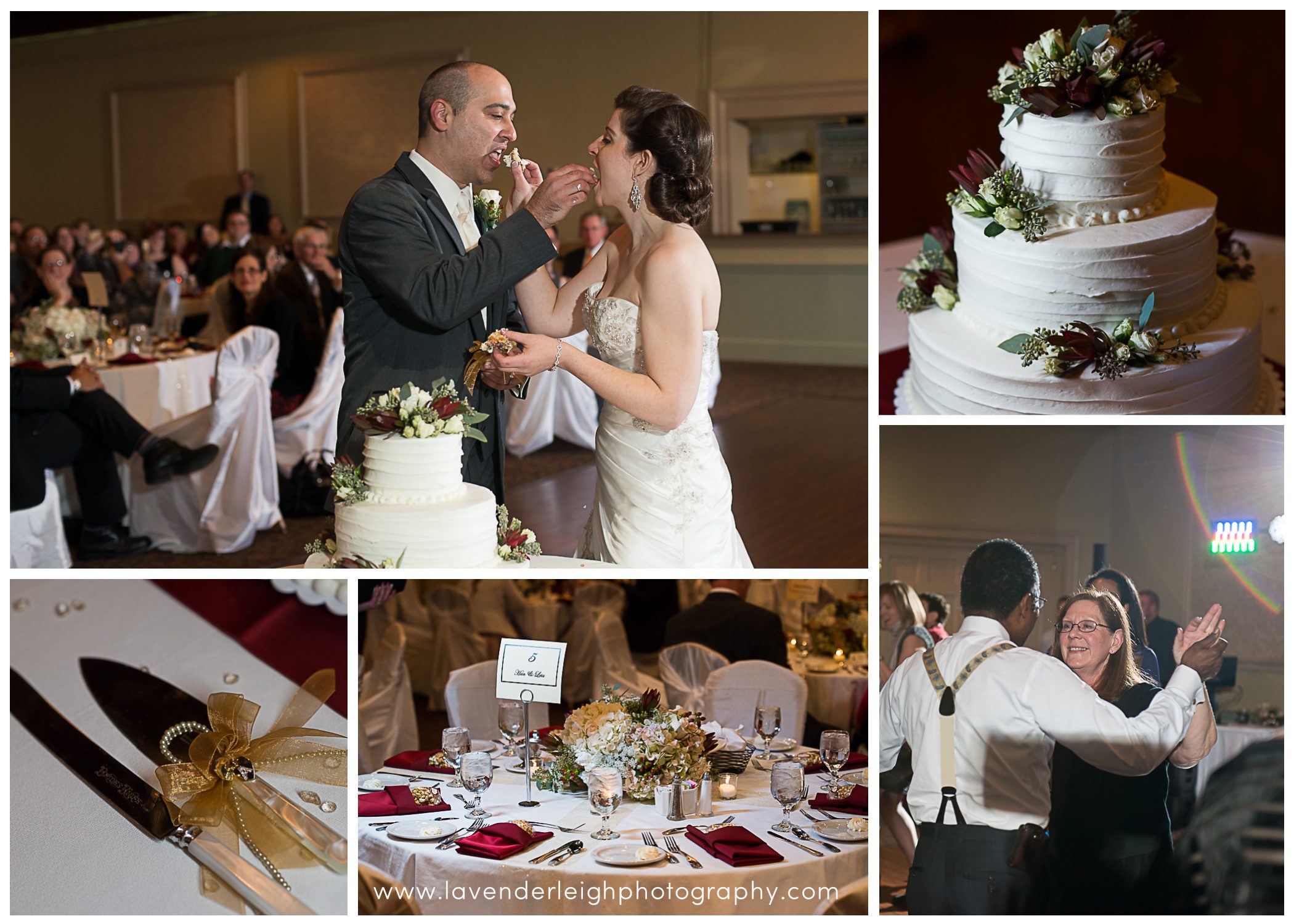 Montour Country Club Wedding|Bride and Groom| Reception | Cake Cutting | Table Centerpieces | Champagne Glasses| Fall Wedding| Pittsburgh Wedding Photographer | Pittsburgh Wedding Photographers | Lavender Leigh Photography | Blog