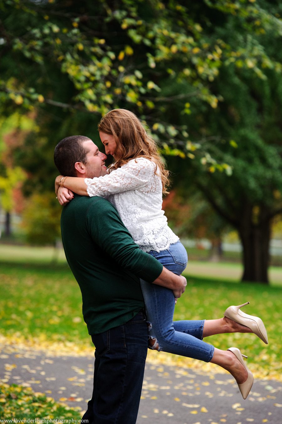 West Park | Engagement Session | Fall | Autumn | Lace Dress | Pittsburgh Wedding Photographer | Pittsburgh Engagement Photographer | Pittsburgh Wedding Photographers | Lavender Leigh Photography | Blog