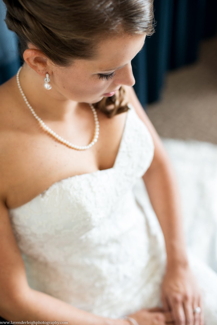 Bride's Portrait | Maggie Sottero | Exquisite Bride | Lace Wedding Dress | White Wedding Dress | Getting Ready | Renaissance Hotel | Oakmont Country Club Wedding | Getting Ready Pictures |  Pittsburgh Wedding Photographer | Pittsburgh Wedding