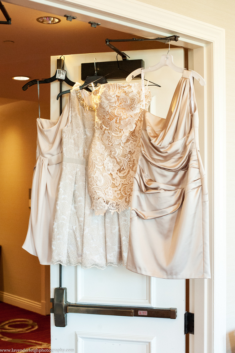 Bridesmaid Dresses Hanging | Getting Ready | Renaissance Hotel | Oakmont Country Club Wedding | Getting Ready Pictures |  Pittsburgh Wedding Photographer | Pittsburgh Wedding Photographers | Lavender Leigh Photography | Blog