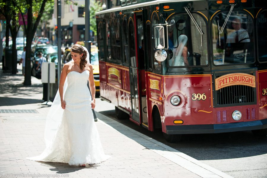 Bride and Molly's Trollies | Downtown Pittsburgh | City |Renaissance Hotel  | Oakmont Country Club Wedding | Getting Ready Pictures |  Pittsburgh Wedding Photographer | Pittsburgh Wedding