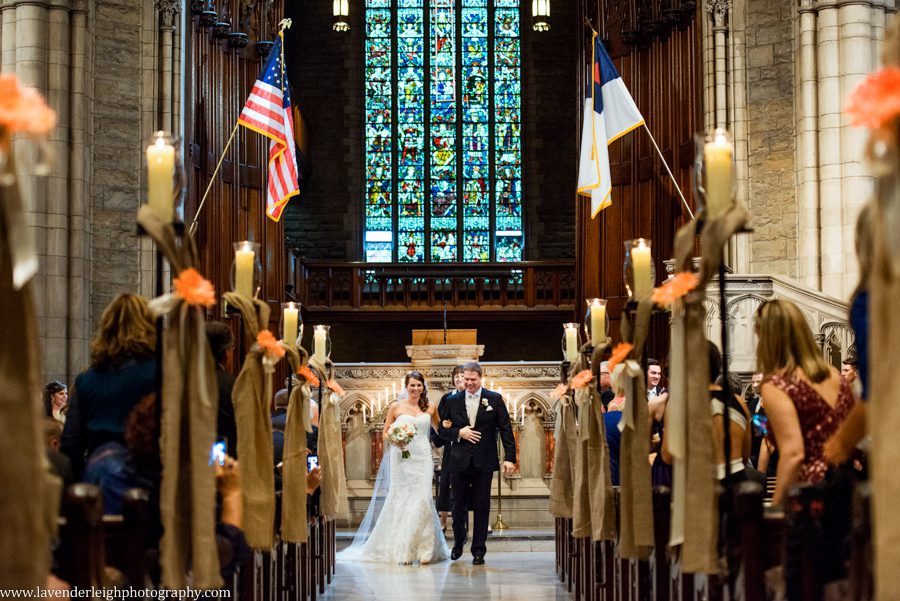 Bride and Groom|Processional | Ceremony | First Presbyterian Church | Oakmont Country Club Wedding | Getting Ready Pictures |  Pittsburgh Wedding Photographer | Pittsburgh Wedding Photographers | Lavender Leigh Photography | Blog