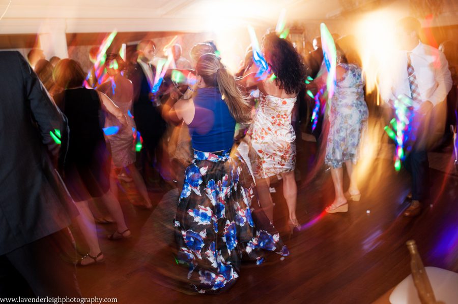 Reception Dancing with Glowsticks | Oakmont Country Club Wedding |  Pittsburgh Wedding Photographer | Pittsburgh Wedding Photographers | Lavender Leigh Photography | Blog