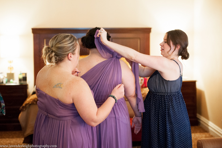 Bridesmaids Getting Ready