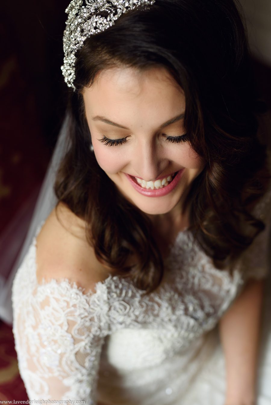 A bride's picture at the Omni William Penn in Pittsburgh, Pennsylvania