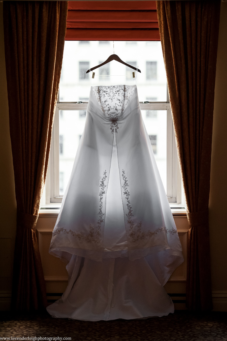 Wedding Dress in Window