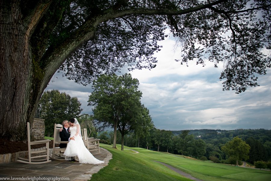 Bride and Groom | Adirondak Rocking Chairs | Old Tree | Pittsburgh Field Club Wedding Reception |  Pittsburgh Wedding Photographer | Pittsburgh Wedding Photographers | Lavender Leigh Photography | Blog