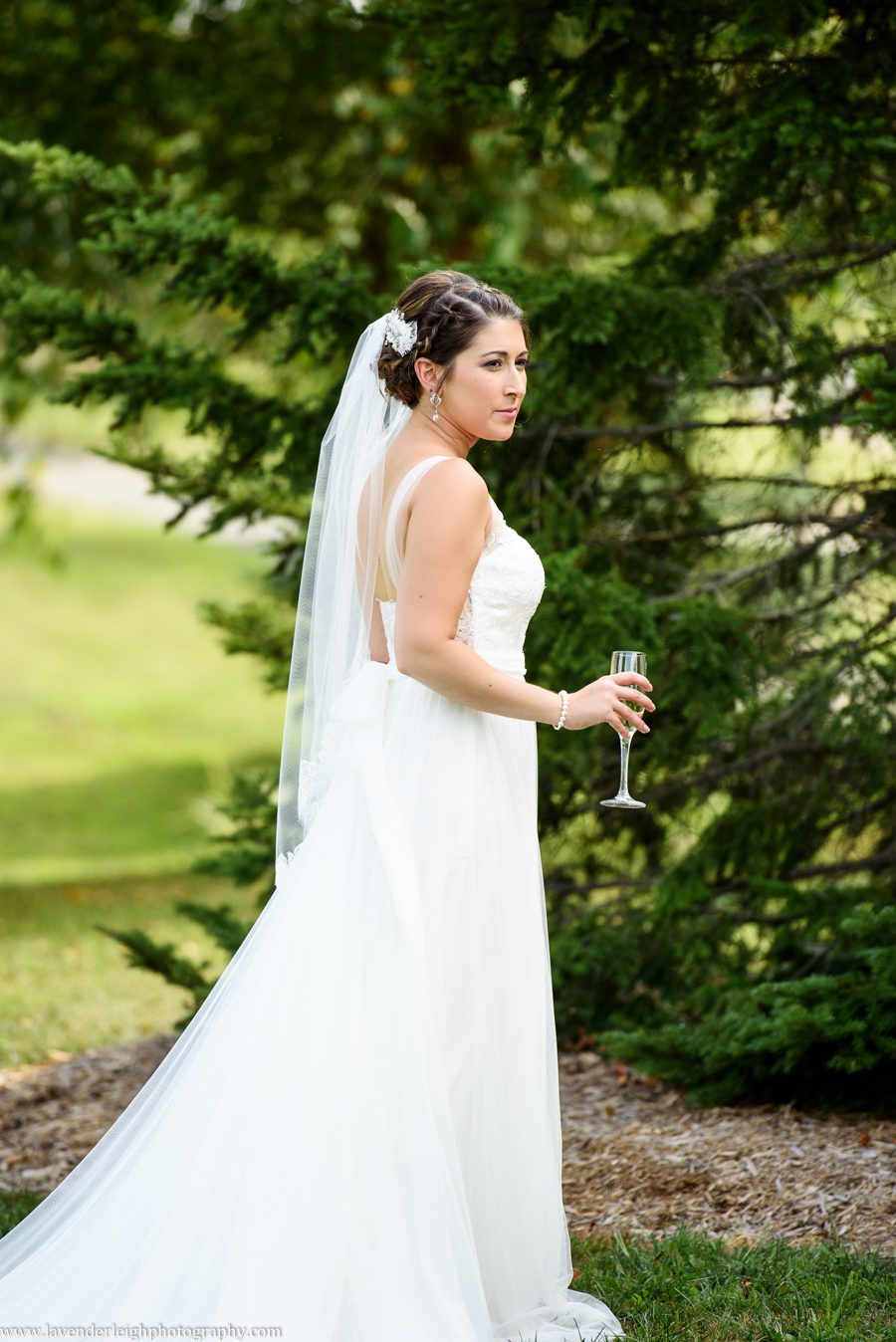 Bride and Champagne| Barn Wedding | Rustic Acres Wedding Reception | Rustic Acres Ceremony | Pittsburgh Wedding Photographer | Pittsburgh Wedding Photographers | Lavender Leigh Photography | Blog
