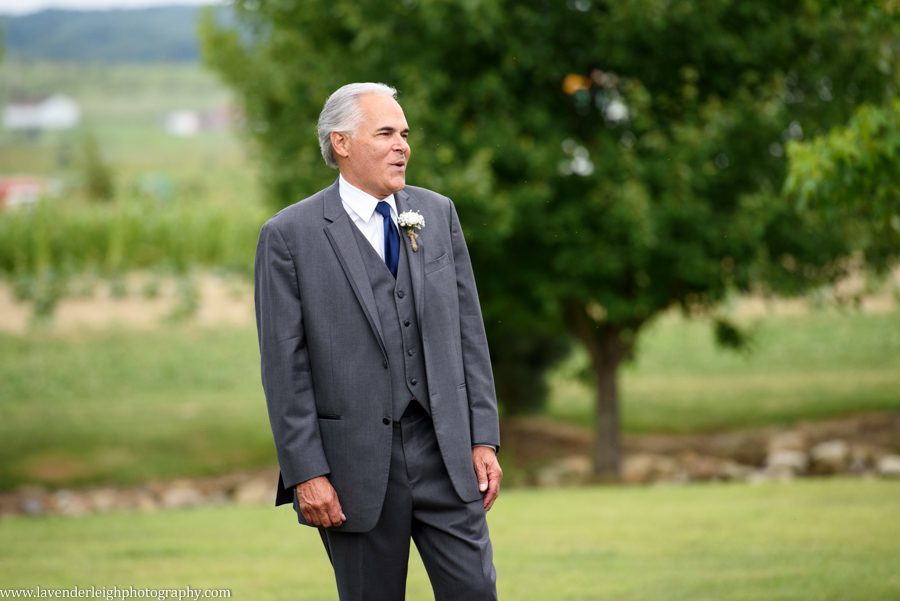 Bride's Reveal to Father | Rustic Acres Wedding Reception | Rustic Acres Ceremony | Getting Ready Pictures |  Pittsburgh Wedding Photographer | Pittsburgh Wedding Photographers | Lavender Leigh Photography | Blog