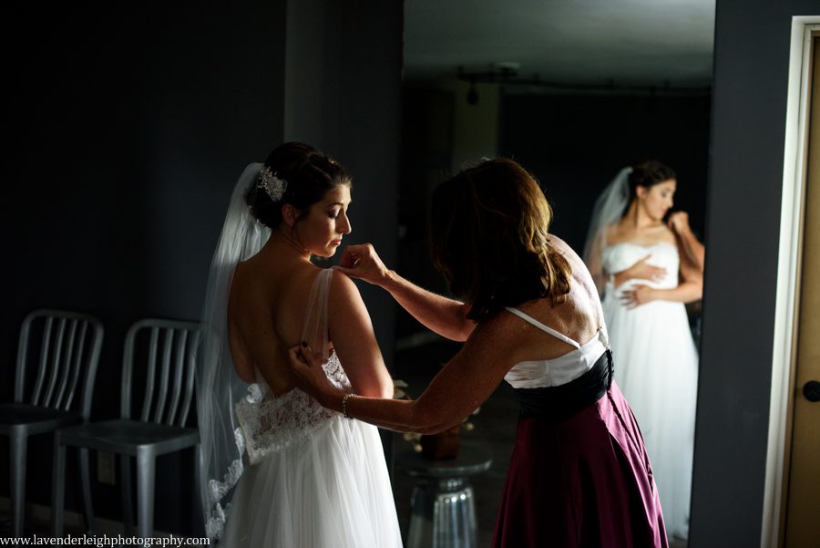 Bride Getting Ready | Putting on Dress | Watters Love Marley Wedding Dress| With Mother| Rustic Acres Wedding Reception | Rustic Acres Ceremony | Getting Ready Pictures |  Pittsburgh Wedding Photographer | Pittsburgh Wedding Photographers | Lavender Leigh Photography | Blog