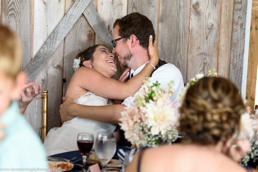 Bride and Groom | Embrace | Hug | Kiss | Barn Wedding | Rustic Acres Wedding Reception | Rustic Acres Ceremony | Watters Love Marley Wedding Dress | Pittsburgh Wedding Photographer | Pittsburgh Wedding Photographers | Lavender Leigh Photography | Blog