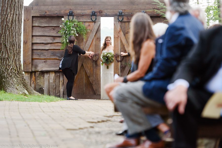 Bride in the processional