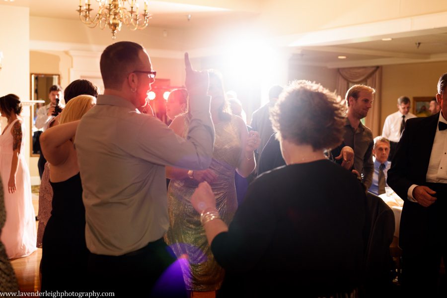 Shannopin Country Club, wedding reception, dancing, guests, Lavender Leigh Photography, summer