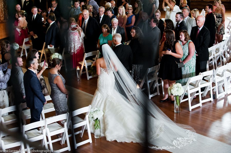 A wedding processional at the Karpeles Library Museum in Buffalo, New York