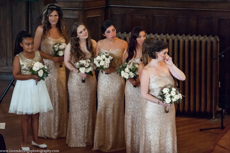 A wedding ceremony at the Karpeles Library Museum in Buffalo, New York