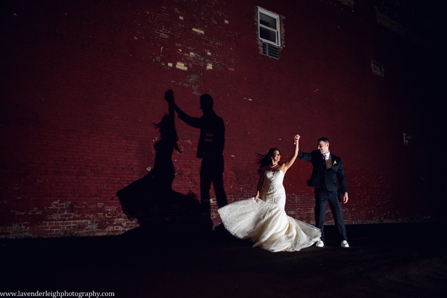 Bride and Groom End of Night Shot