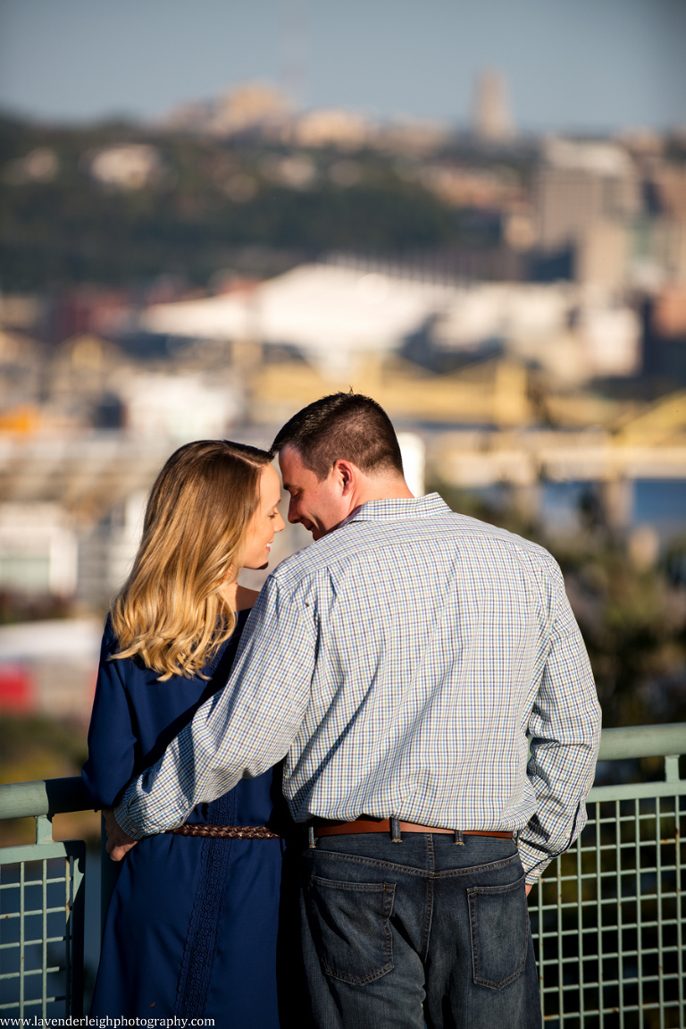 West End Overlook Park | Engagement Session | Mt. Washington | Overlook | Mt. Washington Park| Fall | Autumn | Lace Dress | Pittsburgh Wedding Photographer | Pittsburgh Engagement Photographer | Pittsburgh Wedding Photographers | Lavender Leigh Photography | Blog