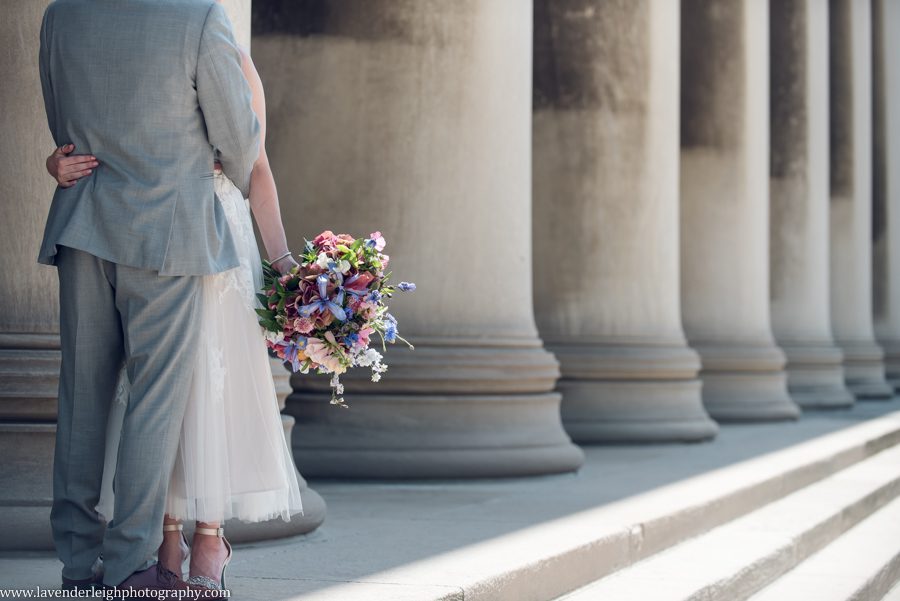 <alt>a beautiful pastel wedding bouquet made by greenSinner in Pittsburgh, Pennsylvania</alt>