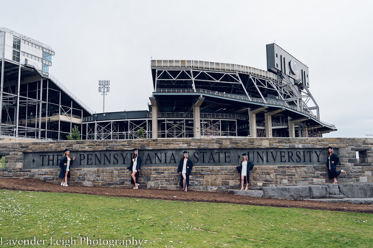 <alt>Penn State University college senior session<alt/>