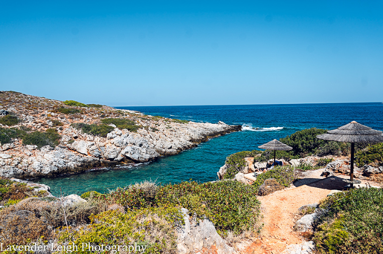 <alt>Seaside view at Giorgi's Blue Apartments Chania Crete</alt>