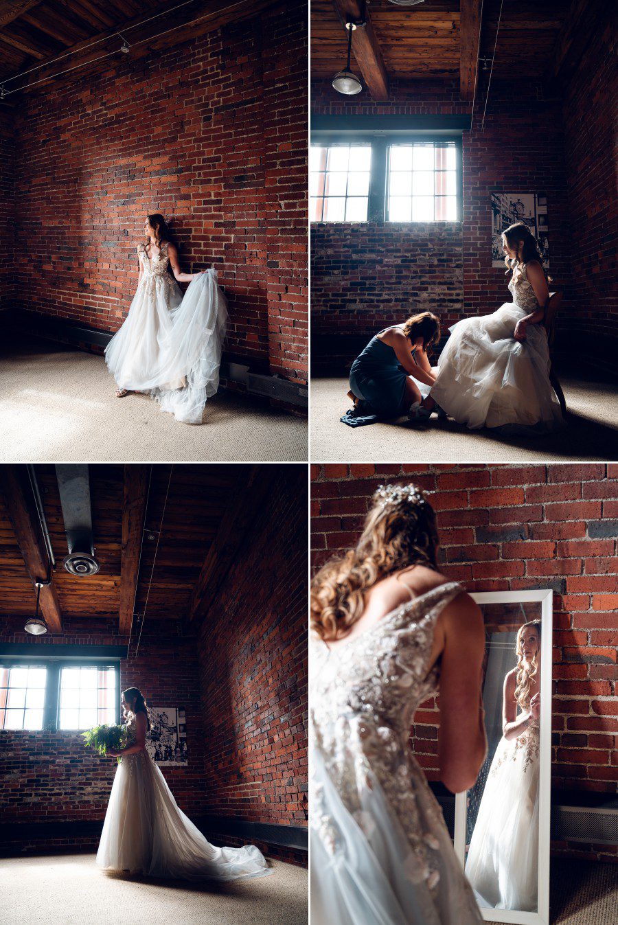 <alt>A wedding ceremony in the library of the Heinz History Center in Pittsburgh, Pennsylvania</alt>