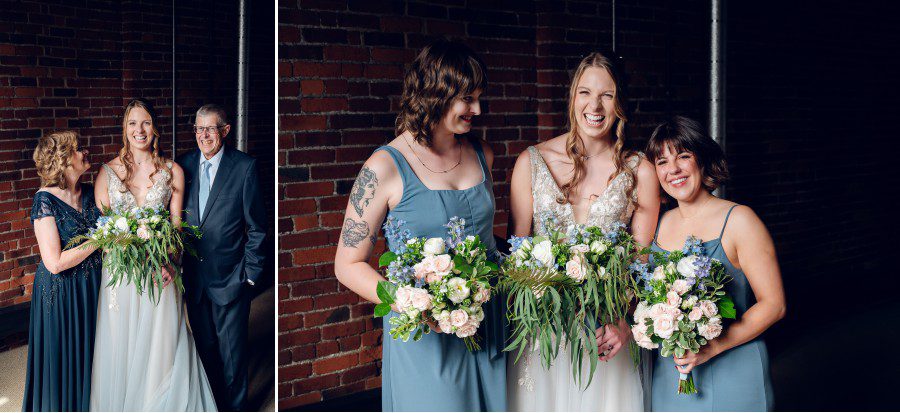 <alt>A wedding ceremony in the library of the Heinz History Center in Pittsburgh, Pennsylvania</alt>